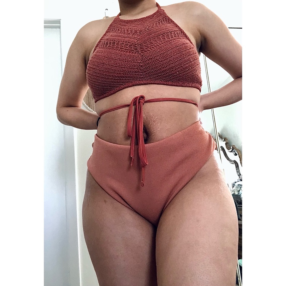 Cute Knit 🧶 Boho Swim Top